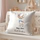 Personalized Baby’s First Christmas Pillow Cover – Reindeer
