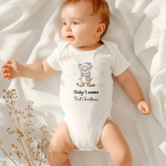 Baby's first Christmas Onesie - Teddy Bear