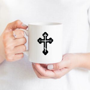 mug antiochian orthodox cross 2 sides