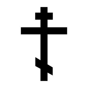 car russian cross black 2
